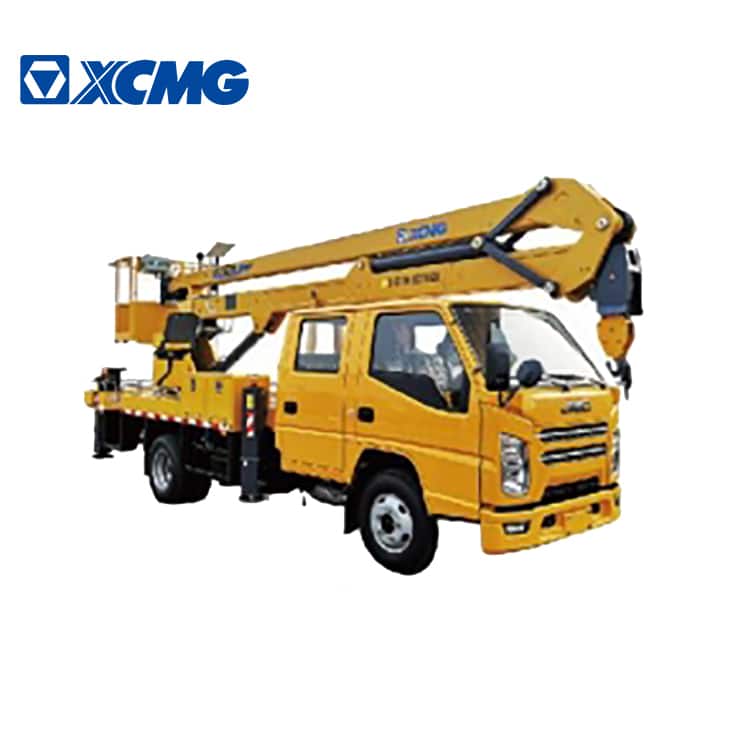 XCMG factory 14m lifting table truck XGS5064JGKJ6 new folding boom lift truck with competitive price